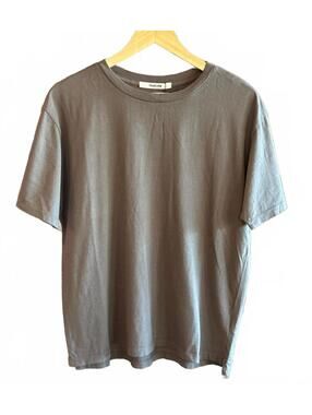 NWT Thakoon T-Shirt Size S,M,XL Taupe Grey Crew Neck Classic Simple